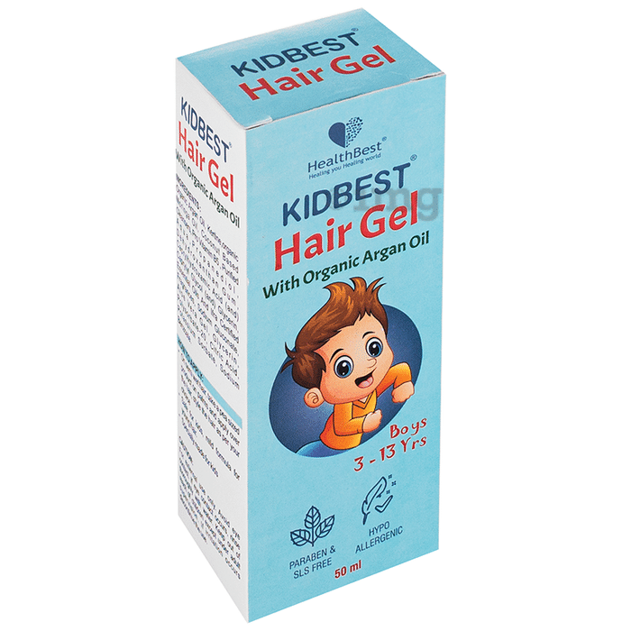 HealthBest Kidbest Hair Gel with Organic Argan Oil Boys 3 to 13 yrs