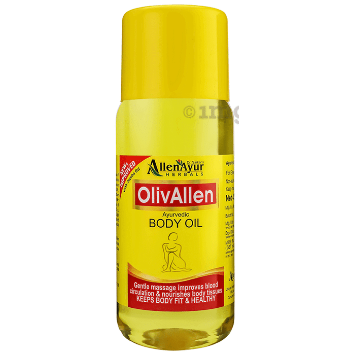 Dr. Sarkar's Allen Ayur Herbals OlivAllen Ayurvedic Body Oil (100ml Each)