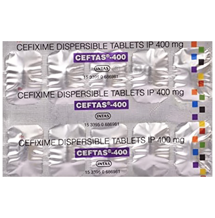 Ceftas 400 Tablet DT