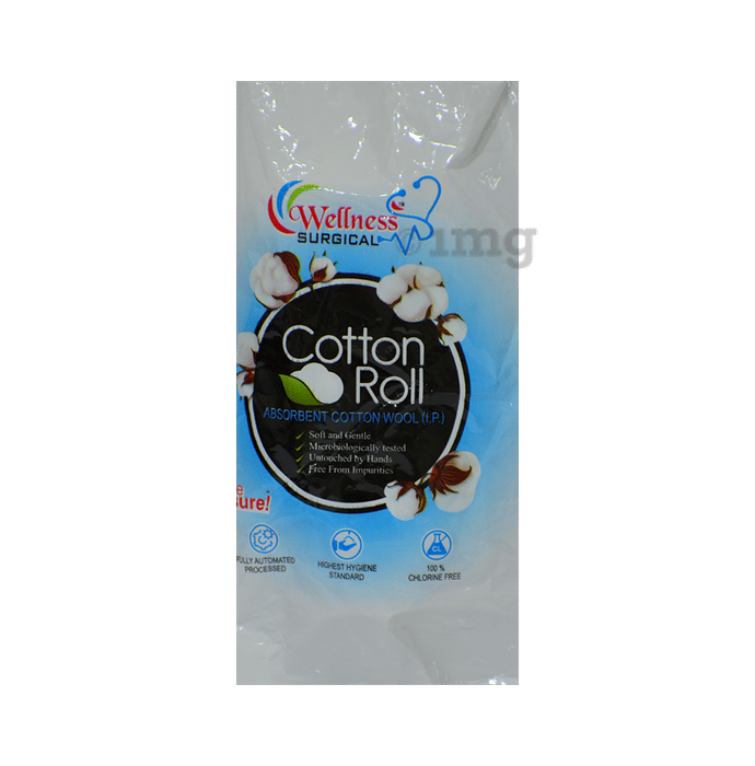 Wellness Surgical Cotton Roll Buy packet of 20 gm Cotton at best price