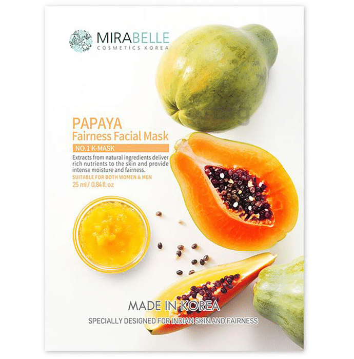 Mirabelle Cosmetics Korea Papaya Fairness Facial Mask