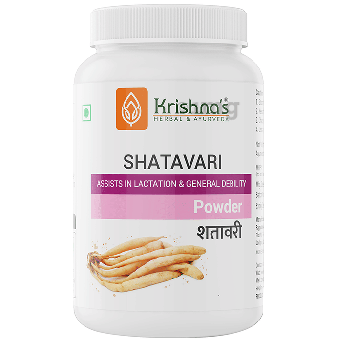 Krishna's Herbal & Ayurveda Shatavari Powder Buy bottle of 100.0 gm