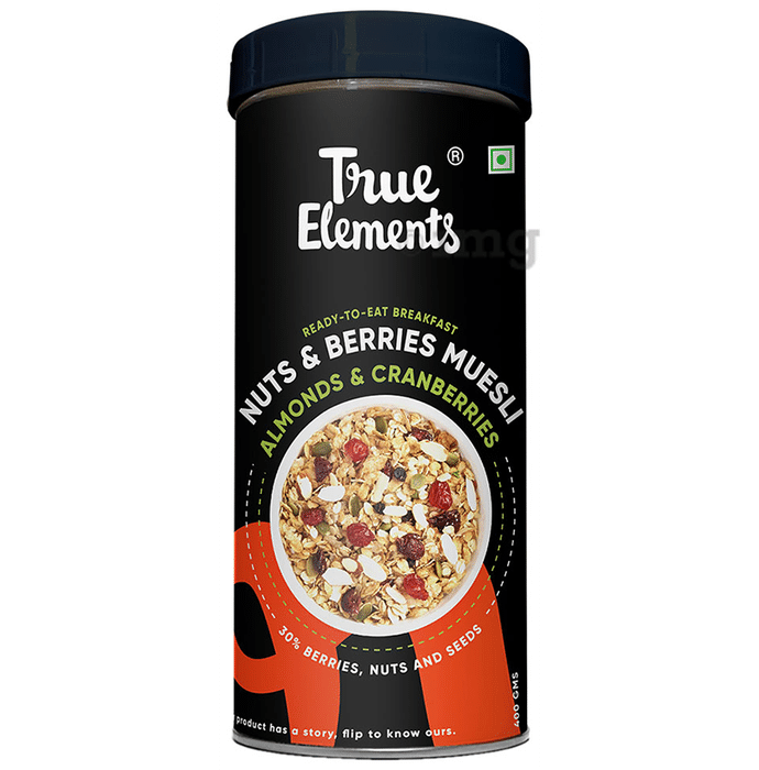 True Elements Crunchy Nuts & Berries Muesli Almonds & Cranberries