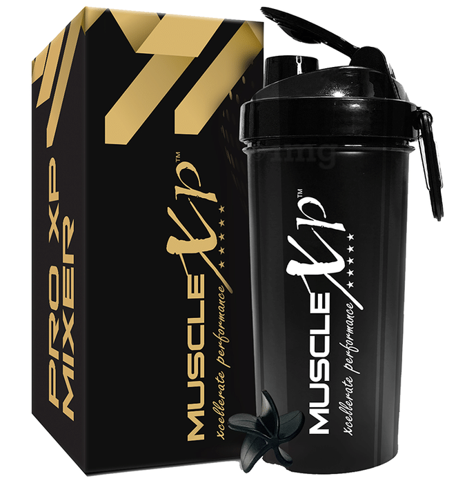 MuscleXP Pro XP Gym Shaker Black