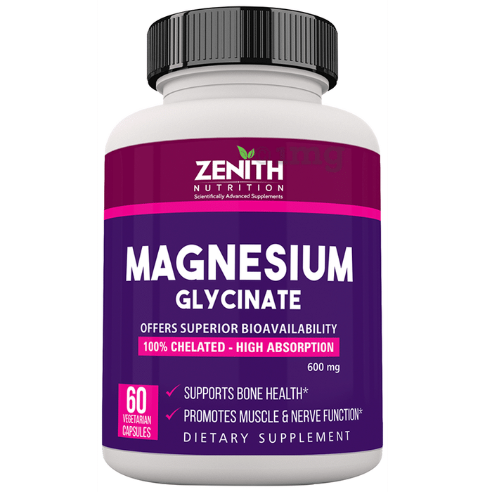 Zenith Nutrition Magnesium Glycinate Vegetarian Capsule