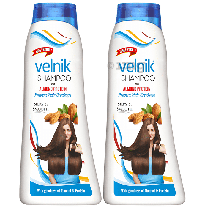 Velnik Shampoo with Almond Protein (88ml Each)