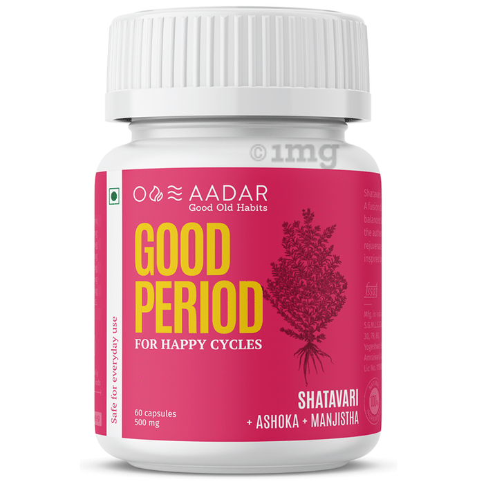 Aadar Good Period 500mg Capsule (60 Each)