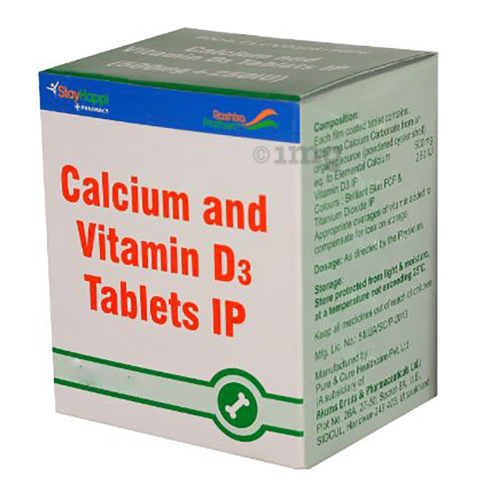 StayHappi Calcium+Vitamin D3 Tablet