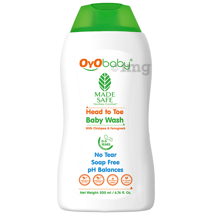 Oyo Baby Head to Toe Baby Wash with Chickpea & Fenugreek