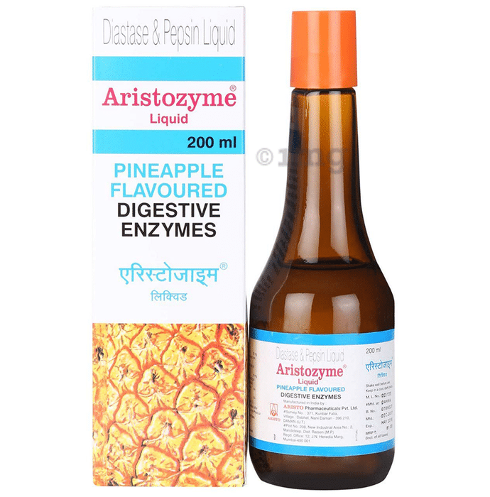 Aristozyme Diastase & Pepsin Liquid for Digestive Care | Flavour Pineapple