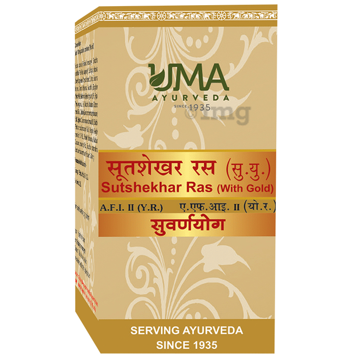 Uma Ayurveda Sutshekhar Ras Tablet (with Gold)