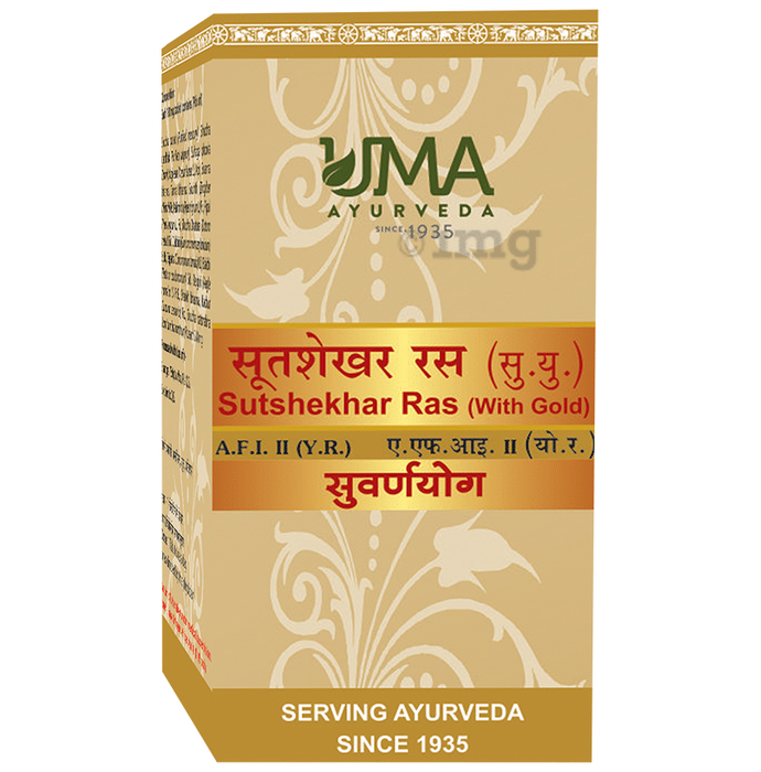 Uma Ayurveda Sutshekhar Ras Tablet (with Gold)