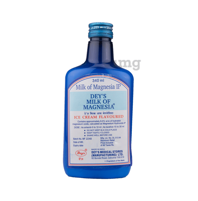 Deys Milk OF Magnesia Liquid Ice Cream: View Uses, Side ...