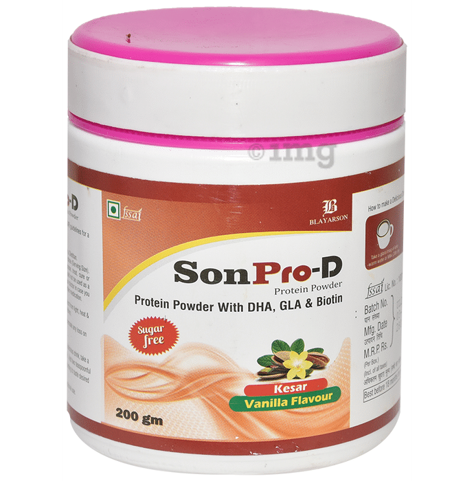 SonPro-D Protein Powder Kesar Vanilla Sugar Free