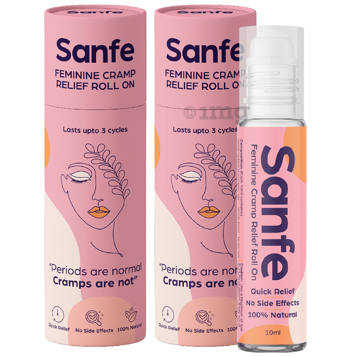 Sanfe Feminine Cramp Relief Roll On (10ml Each)