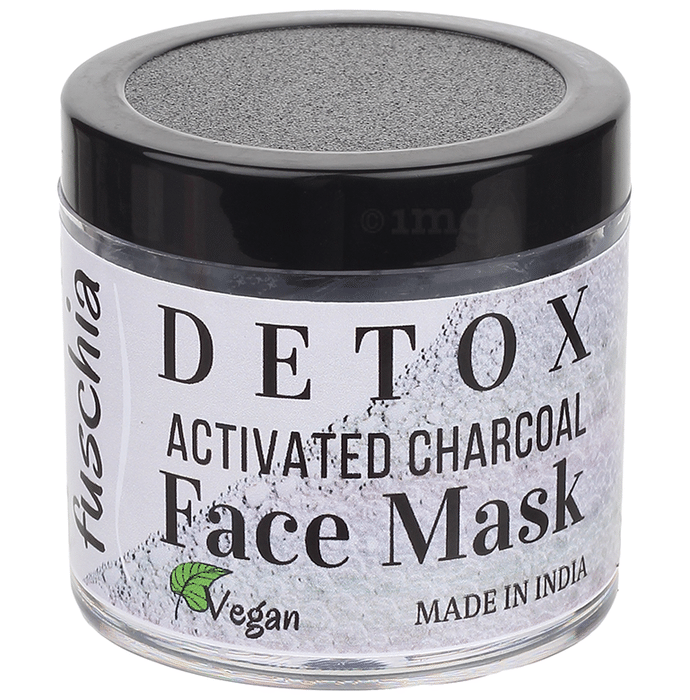Fuschia Face Mask Detox Activated Charcoal