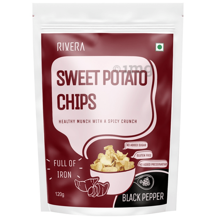 Rivera Sweet Potato Chips Black Pepper