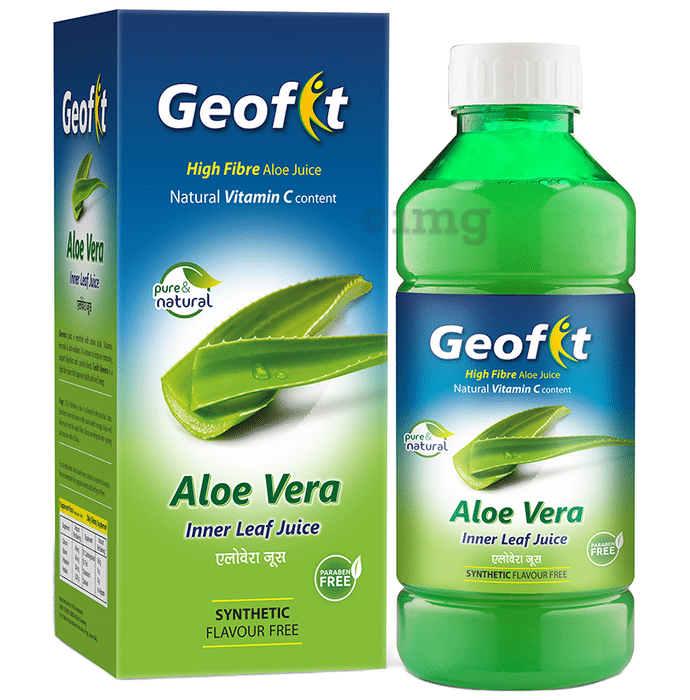 Hacia fuera estimular Escándalo Geofit Aloe Vera Inner Leaf Juice: Buy bottle of 500 ml Juice at best price  in India | 1mg