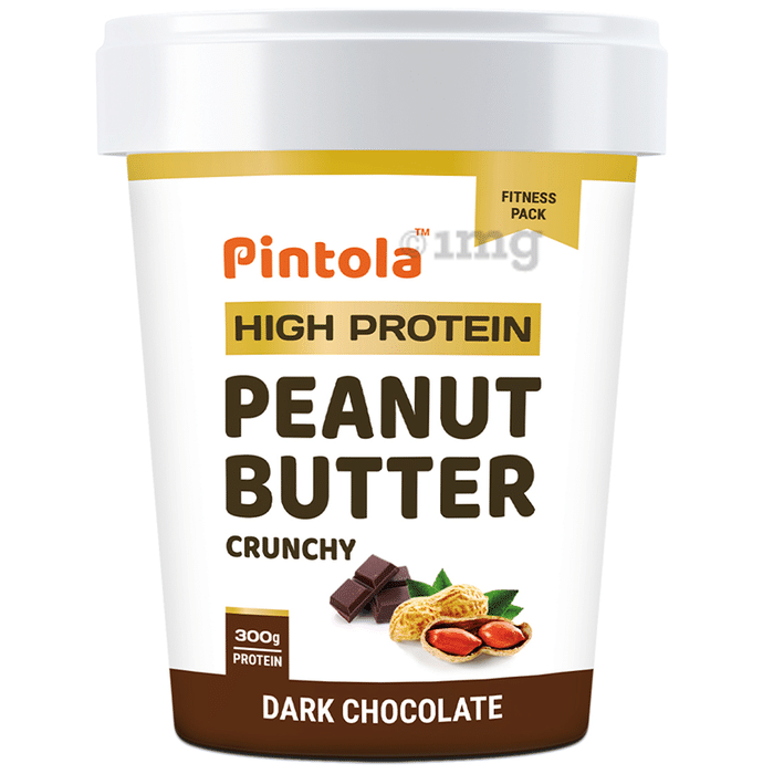 Pintola High Protein Peanut Butter Crunchy Dark Chocolate
