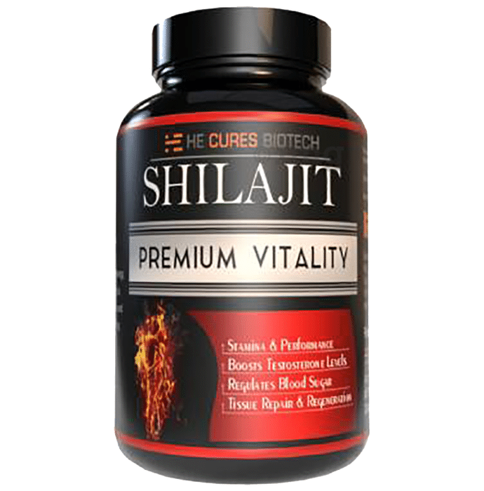He Cures Biotech Shilajit Premium Vitality Capsule (60 Each)