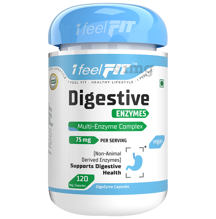 iFeelFIT Digestive Enzymes Multi-Enzyme Complex Veg. Capsule