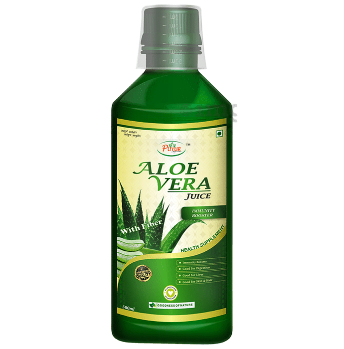 Puyur Ayurveda Aloe Vera Juice with Extra Fiber