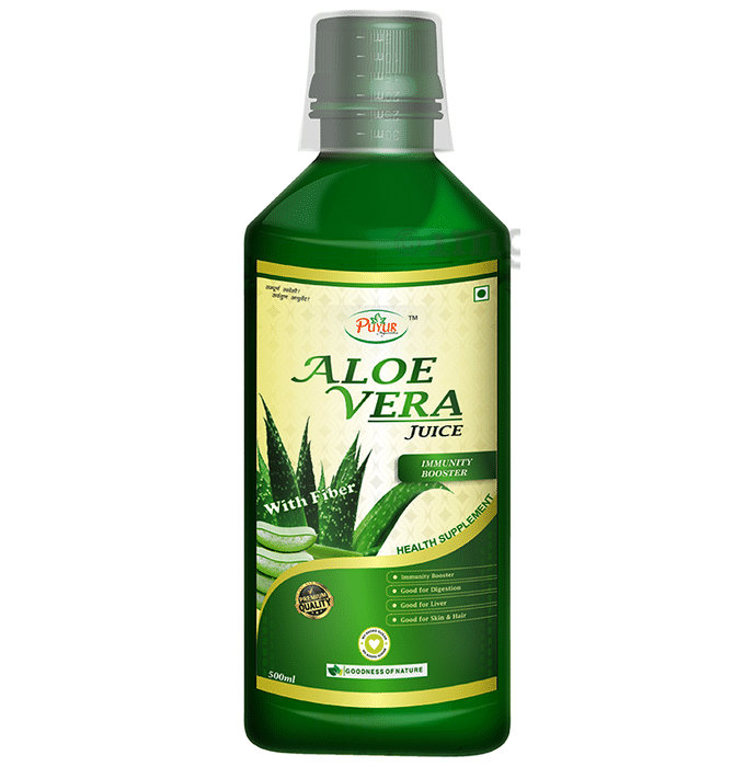 Puyur Ayurveda Aloe Vera Juice with Extra Fiber