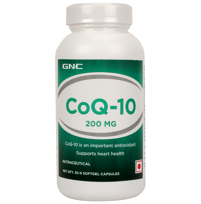 GNC CoQ 10 200mg Softgel Capsule