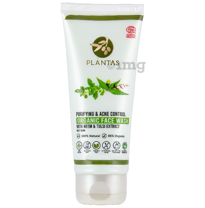 Plantas Purifying & Acne Control Organic Face Wash