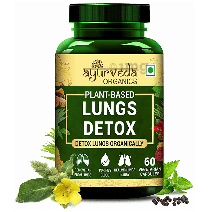 Ayurveda Organics Lungs Detox Vegetarian Capsule