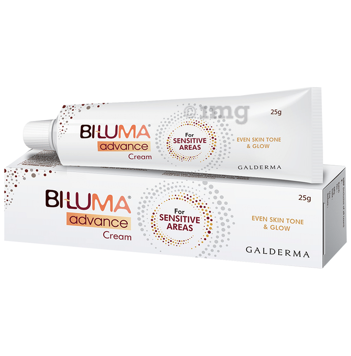 Biluma Advance Cream for Sensitive Areas | For Glow & Even Skin Tone