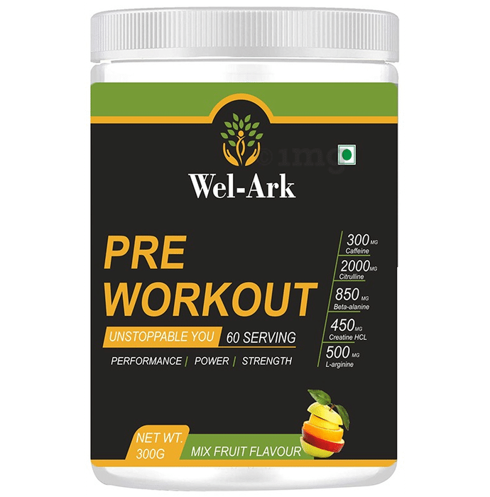 Wel-Ark Pre Workout Powder Mixed Fruit