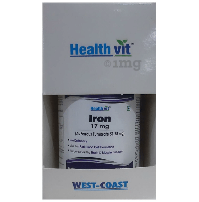 HealthVit Iron 17mg Tablet