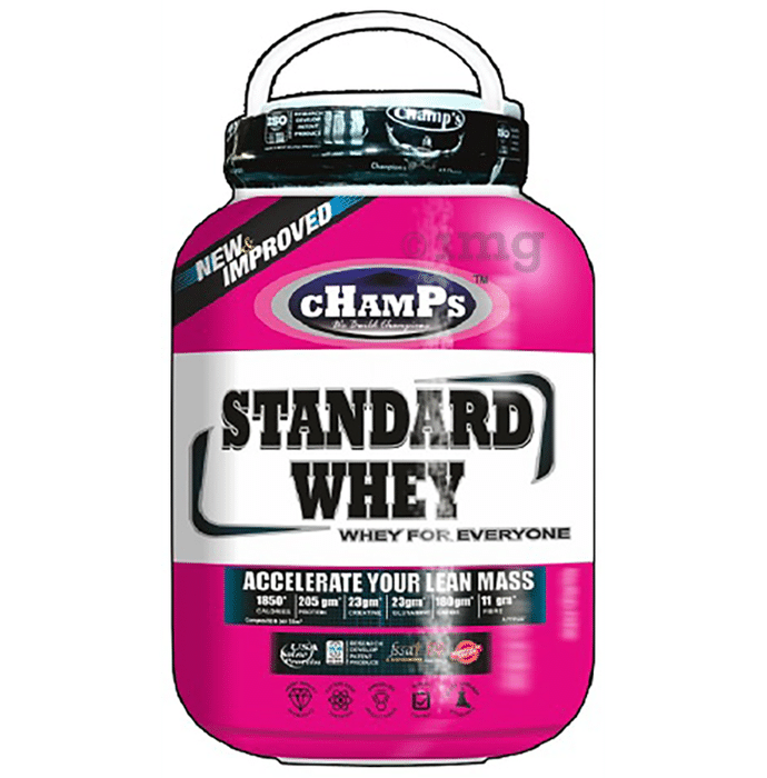 Champs Standard Whey Protein Strawberry with Protein Funnel Free