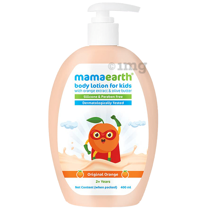 Mamaearth Original Orange Body Lotion for Kids 2+ Years