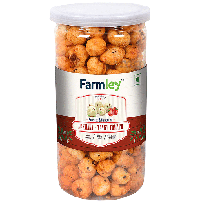 Farmley Premium Roasted & Flavoured Makhana Tangy Tomato