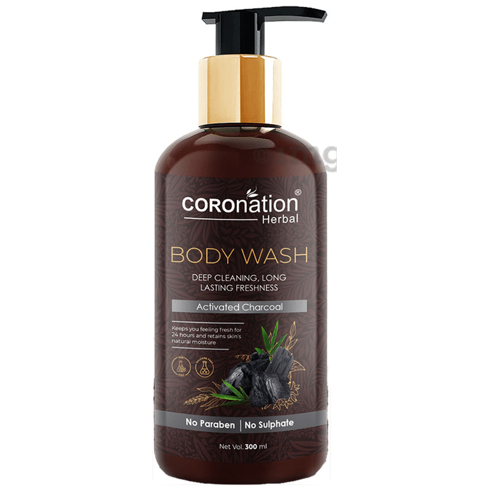 Coronation Herbal Activated Charcoal Body Wash (300ml Each)