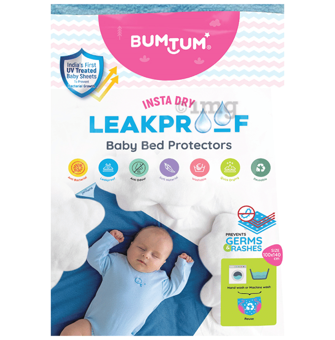 Bumtum Instadry Leakproof Baby Bed Protector Sheet Large