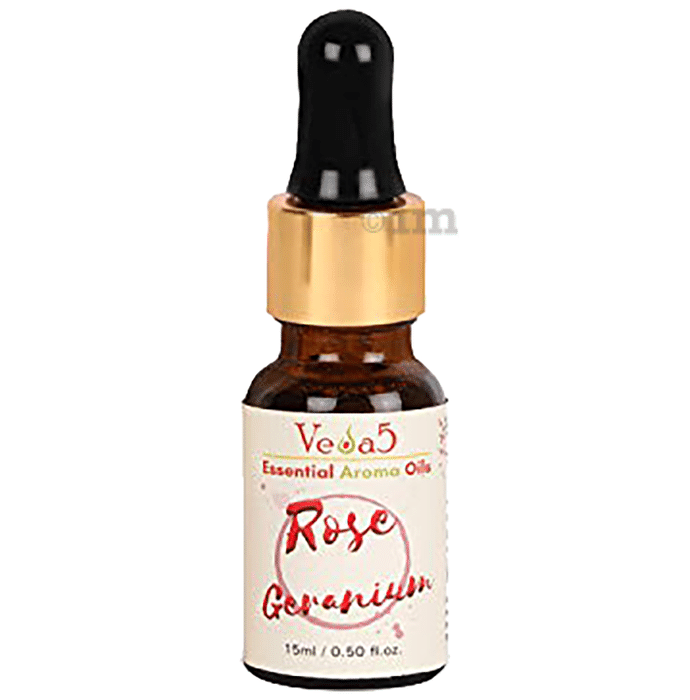 Veda5 Rose Geranium Essential Aroma Oil