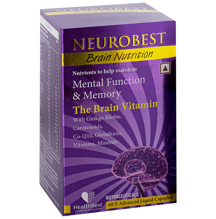 HealthBest Neurobest Brain Nutrition Advanced Liquid Capsule