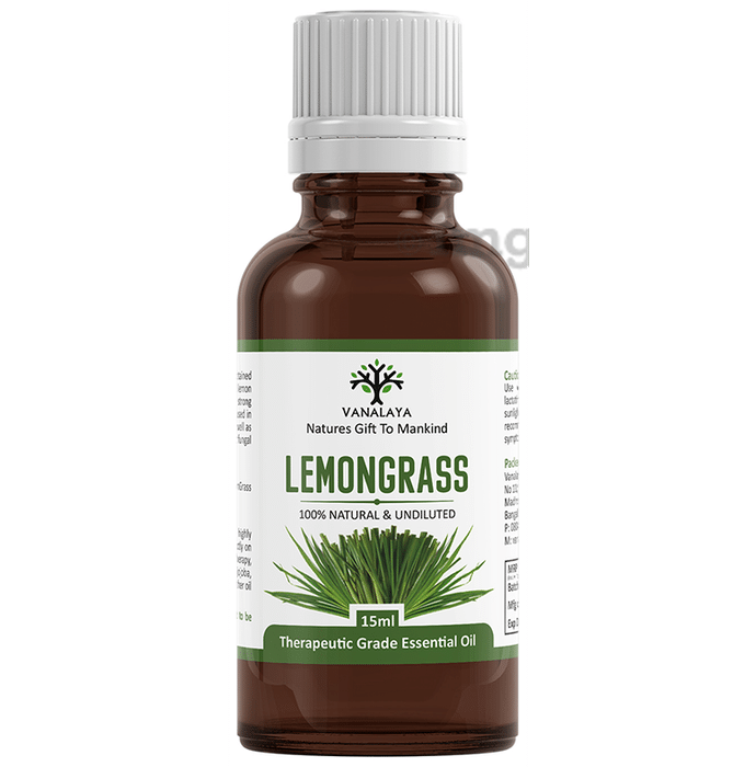Vanalaya 100% Natural & Undiluted Lemongrass Oil