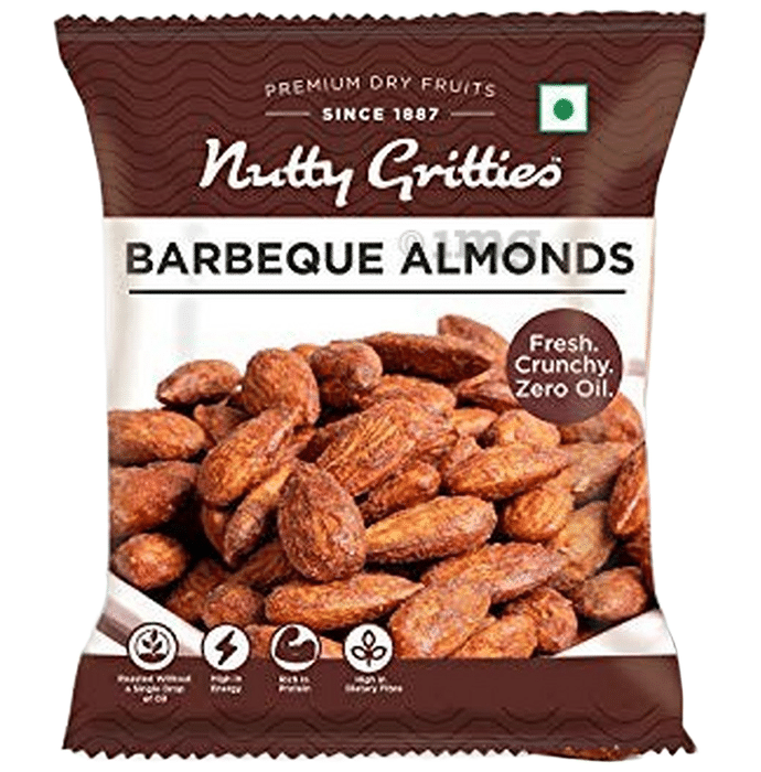 Nutty Gritties Barbeque Almonds (21gm Each)