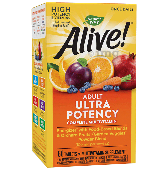 Nature's Way Alive Adult Ultra Potency Complete Multivitamin Tablet