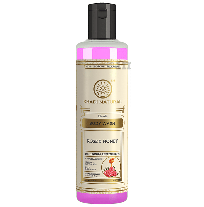 Khadi Naturals Ayurvedic Rose & Honey Body Wash