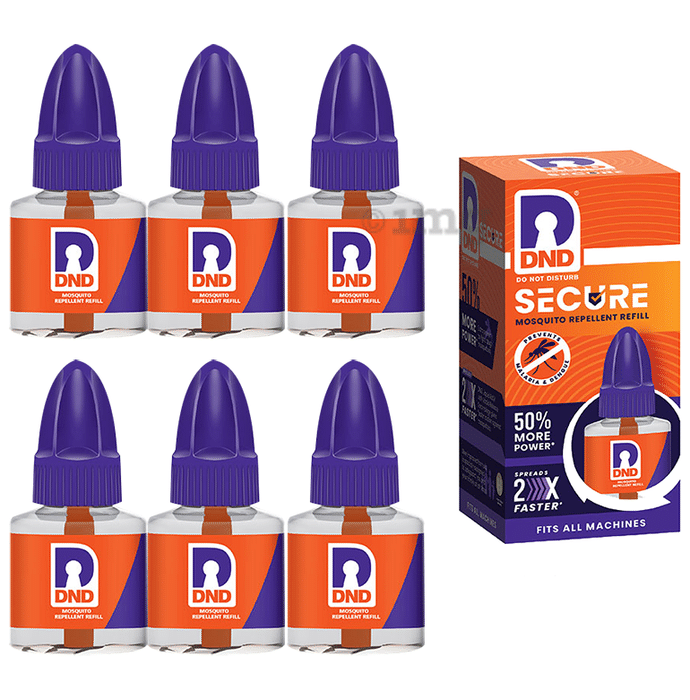 DND Secure Mosquito Repellent Refill (45ml Each)