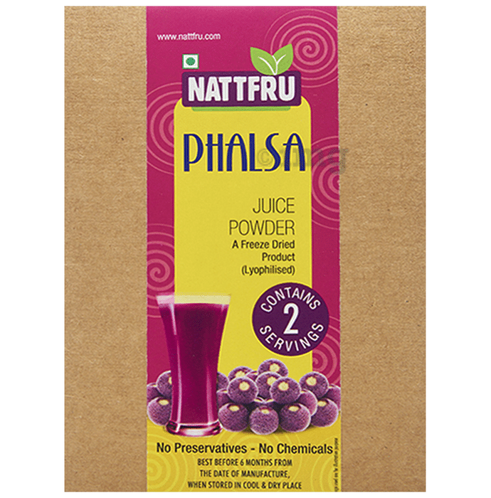 Nattfru Phalsa Juice Powder 40gm Sachet (2 Each)
