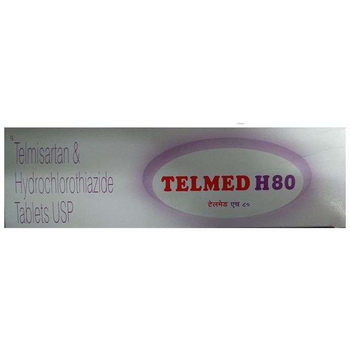 Telmed H 80 Tablet