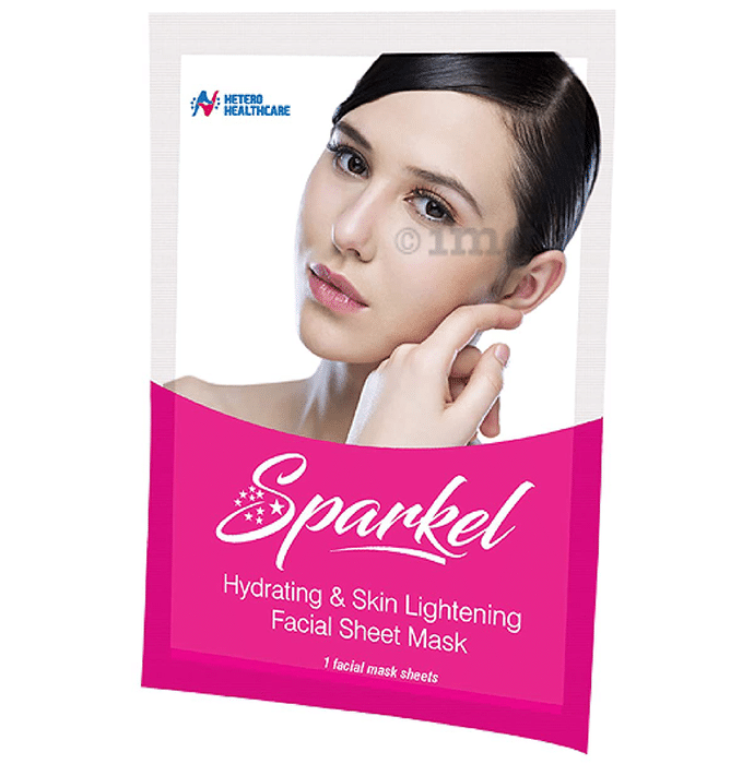 Sparkel Hydrating & Skin Lightening Facial Sheet Mask (10 Each)