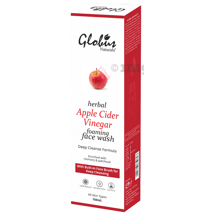 Globus Naturals Apple Cider Vinegar Foaming Face Wash