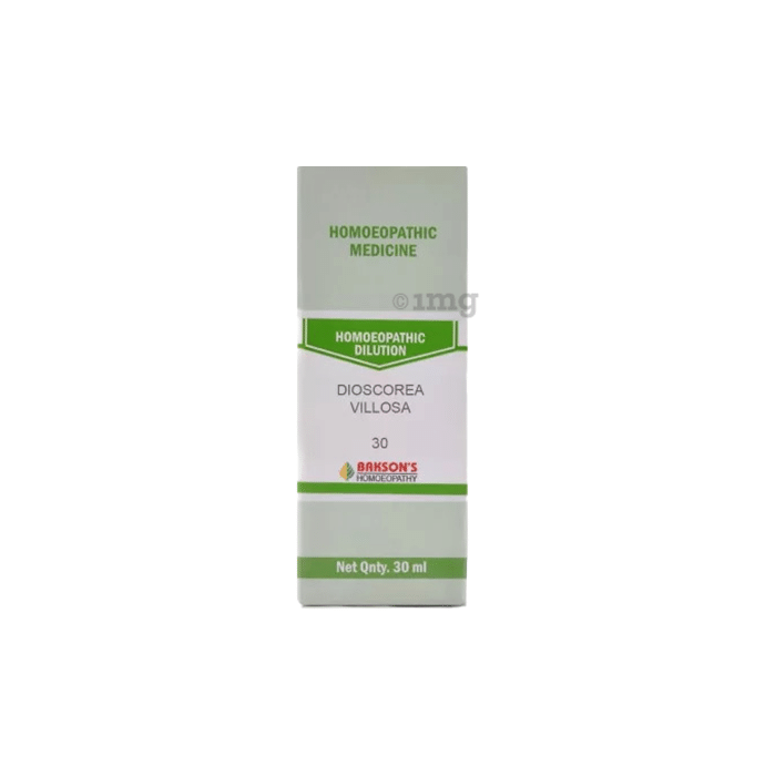 Bakson's Homeopathy Dioscorea villosa Dilution 30